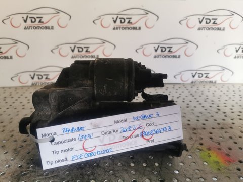 Electromotor Renault Megane 3 1.5 DCi An 2008 - 2016 Cod Piesa 8200836473B