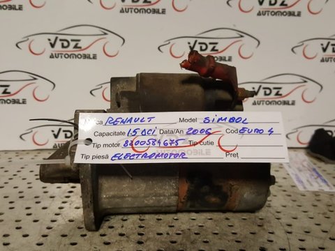 Electromotor Renault Simbol 1.5 dci An 2006 Euro 4 Cod Piesa 8200584675