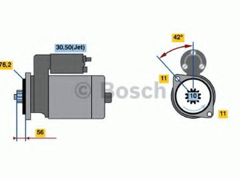 Electromotor SEAT CORDOBA Vario (6K5) (1996 - 1999) Bosch 0 986 016 980