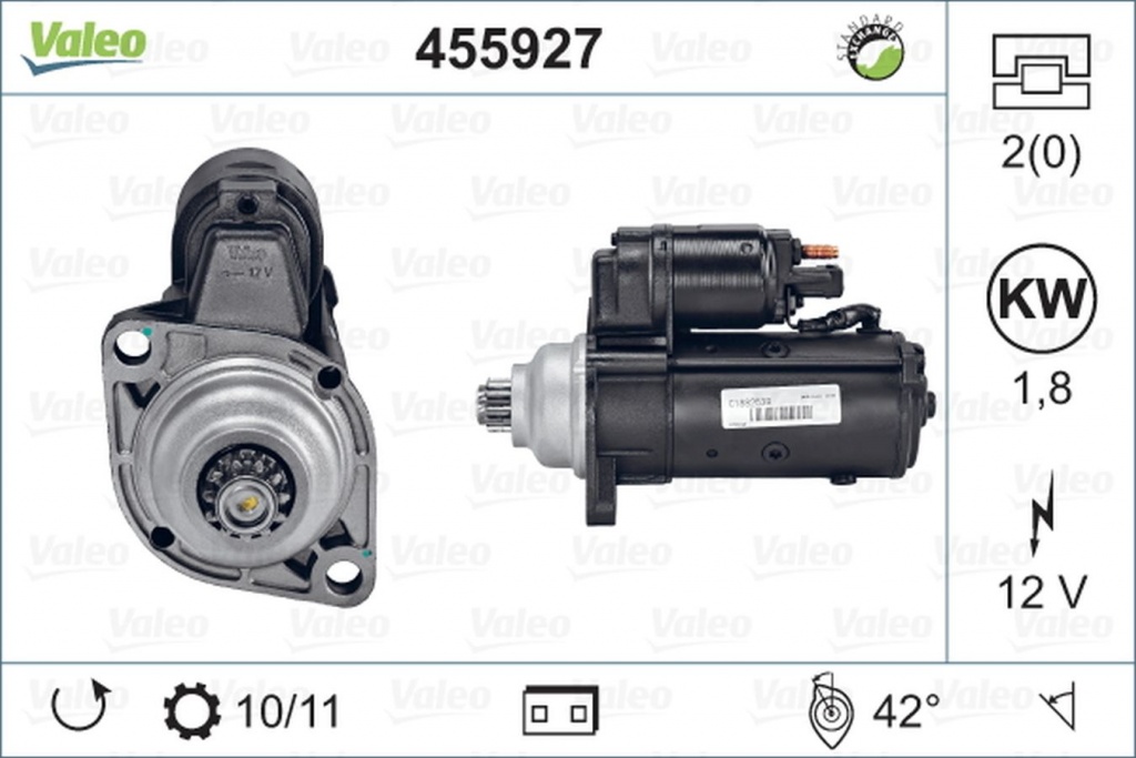 Electromotor SEAT CORDOBA Vario 6K5 VALEO 455927