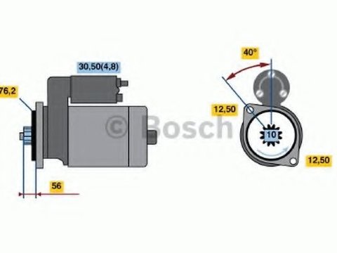 Electromotor SEAT IBIZA V ST (6J8, 6P8) (2010 - 2016) Bosch 0 986 020 290