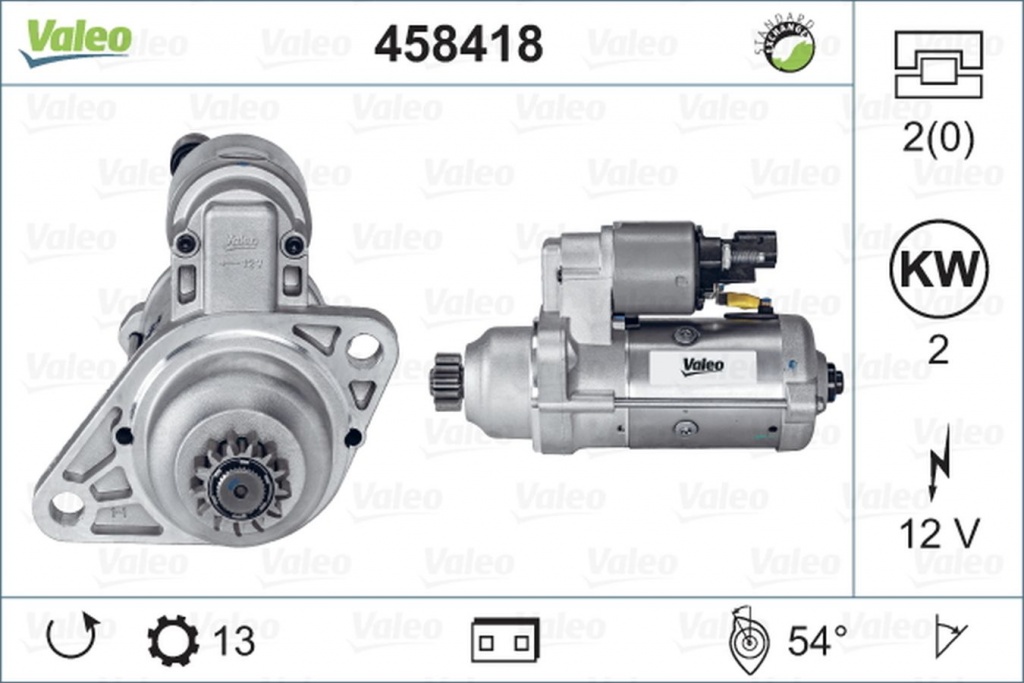 Electromotor SEAT LEON ST 5F8 VALEO 458418