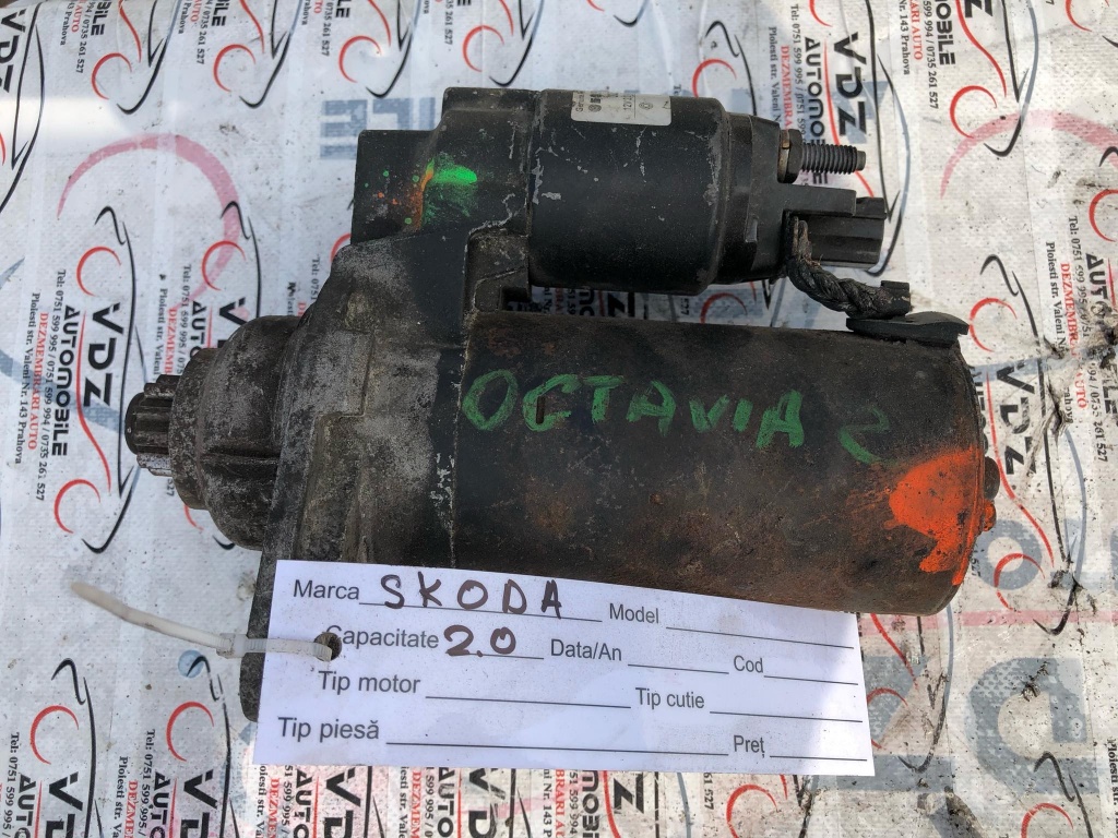 Electromotor Skoda Octavia 2 2.0TDI 140 AMPERI 140 CP cod piesa: 02M911023N