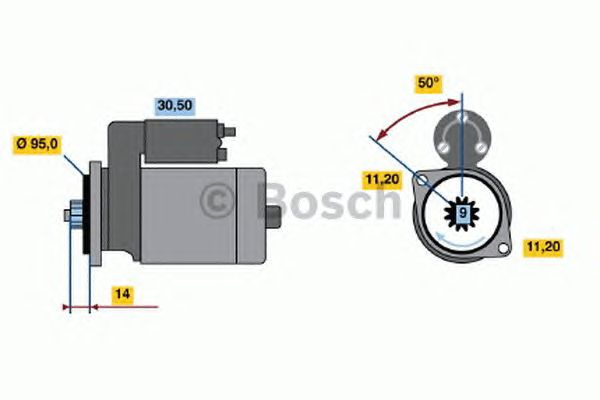 Electromotor (starter) - NOU - fara piesa veche la schimb! NISSAN TERRANO Mk II (R20) - Cod intern: W20300978 - LIVRARE DIN STOC in 24 ore!!!