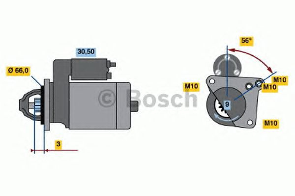 Electromotor (starter) - NOU - fara piesa veche la schimb! RENAULT LAGUNA I Estate (K56_) - Cod intern: W20304010 - LIVRARE DIN STOC in 24 ore!!!