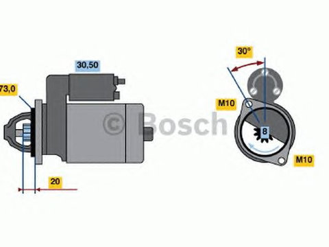 Electromotor (starter) - NOU - fara piesa veche la schimb! KIA SORENTO I (JC) - Cod intern: W20304308 - LIVRARE DIN STOC in 24 ore!!!