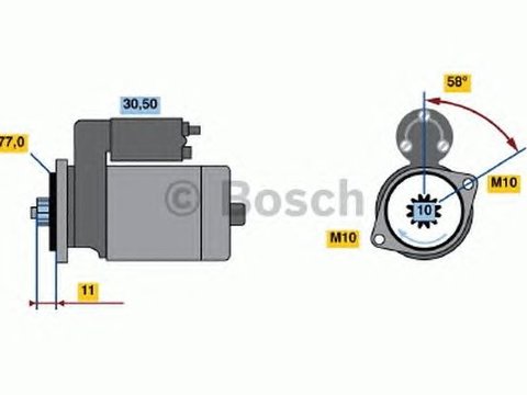 Electromotor (starter) - NOU - fara piesa veche la schimb! HYUNDAI SONATA VI (YF) - Cod intern: W20301018 - LIVRARE DIN STOC in 24 ore!!!