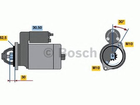 Electromotor (starter) - NOU - fara piesa veche la schimb! MERCEDES-BENZ SLK (R170) - Cod intern: W20303945 - LIVRARE DIN STOC in 24 ore!!!