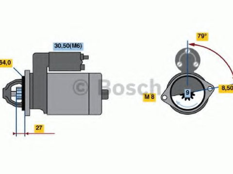 Electromotor SUZUKI IGNIS II (2003 - 2016) Bosch 0 986 021 240