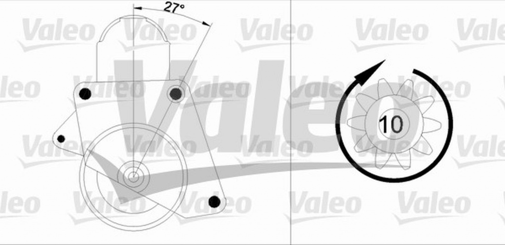 Electromotor SUZUKI VITARA Cabrio ET TA VALEO 455552