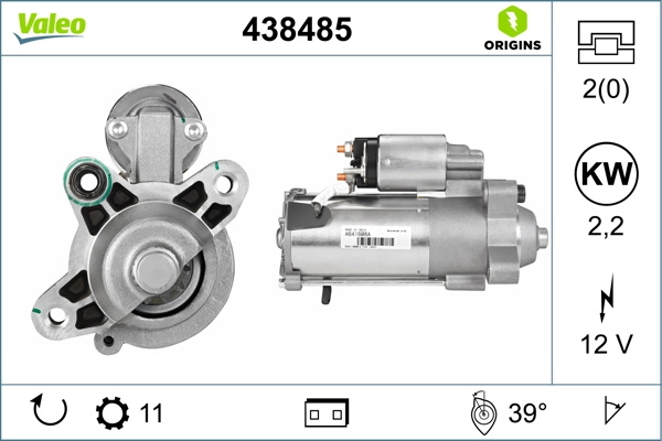 Electromotor Valeo FORD FOCUS III 2010-2014 - 4384