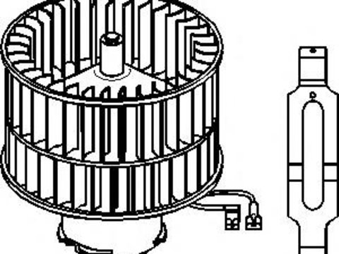 Electromotor, ventilatie interior OPEL COMBO (71_), OPEL VITA B (73_, 78_, 79_), OPEL TIGRA (95_) - TOPRAN 207 328