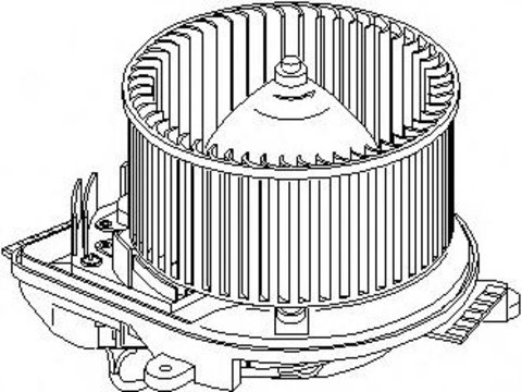 Electromotor, ventilatie interior PEUGEOT 405 Mk II Estate (4E), PEUGEOT 405 Mk II (4B), PEUGEOT 406 limuzina (8B) - TOPRAN 721 545