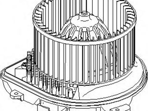 Electromotor, ventilatie interior PEUGEOT 806 (221), Citroen SYNERGIE (22, U6), Citroen DISPATCH (U6U) - TOPRAN 722 655