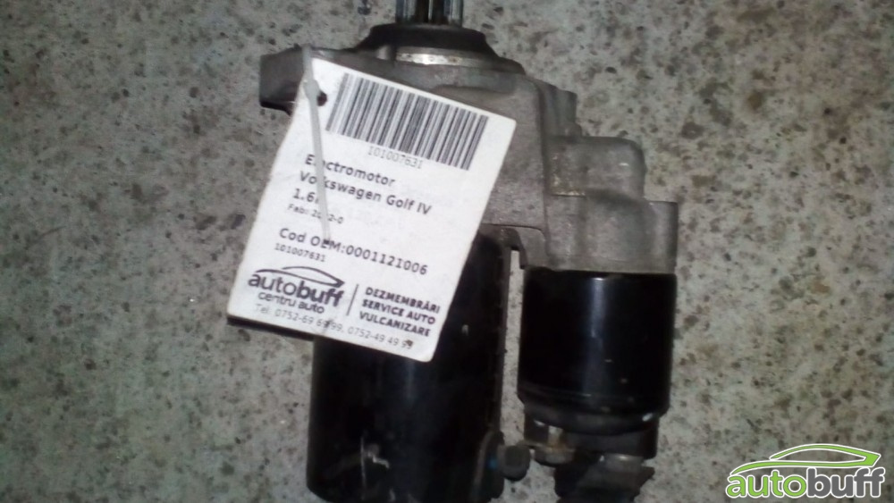 Electromotor Volkswagen Golf IV (MK4 1997-2003) 1.6i 0001121006