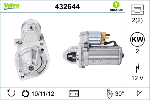 Electromotor # Volvo S40 1.8 i limuzina [vs] benzina 115cp/85kw B 4184 S; B 4184 S3 1995 1996 1997 1998 1999 # 432644 # VALEO