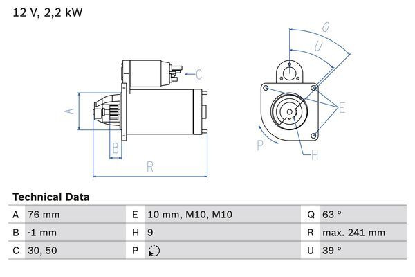Electromotor # Volvo S80 2.4 i limuzina [ts; xy] d5 motorina 163cp/120kw D 5244 T 2001 2002 2003 2004 2005 2006 # 0 986 021 620 # BOSCH