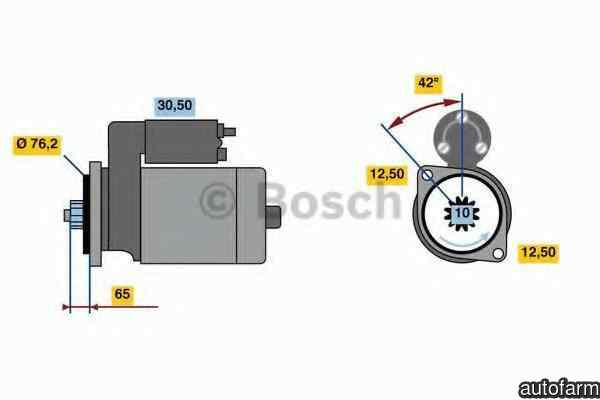 Electromotor VW BORA combi 1J6 BOSCH 0 986 018 390
