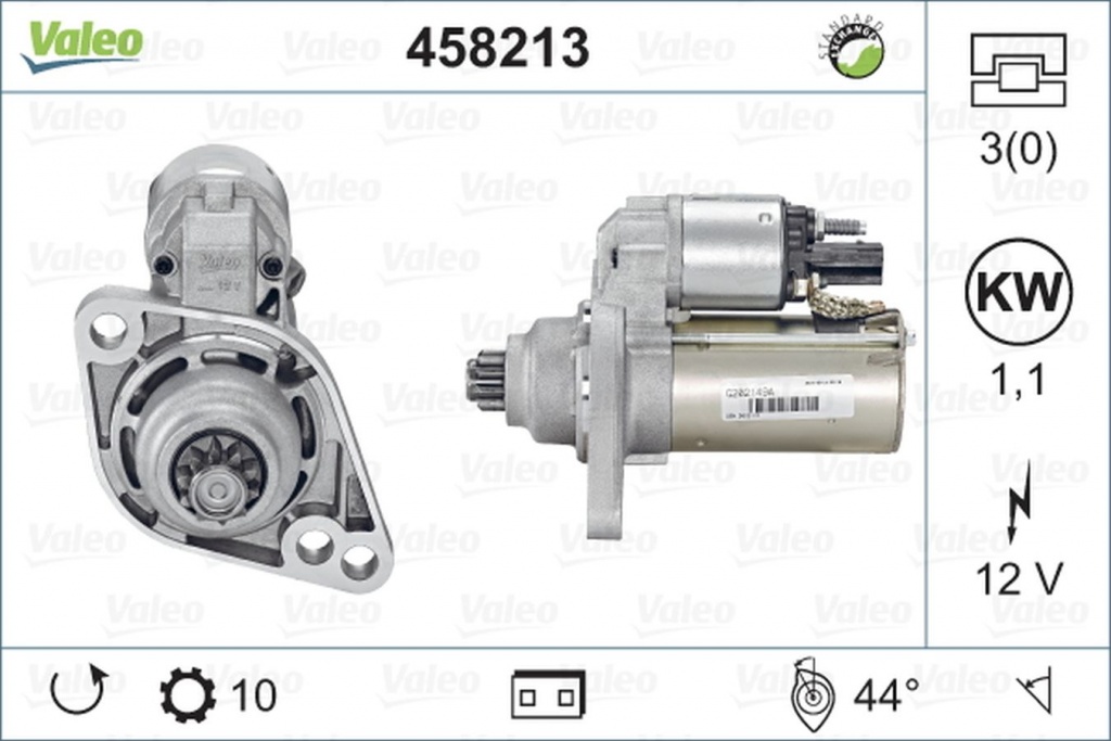 Electromotor VW GOLF V Variant 1K5 VALEO 458213