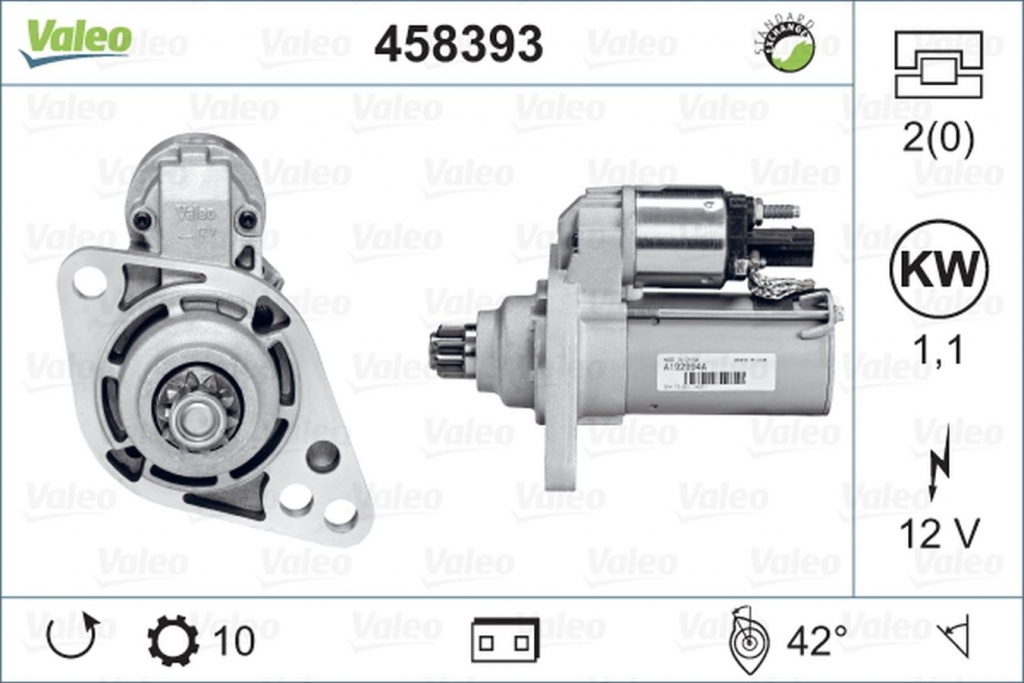 Electromotor VW GOLF VI Cabriolet 517 VALEO 458393