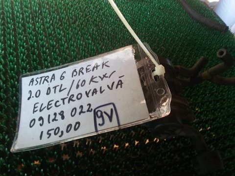 Electrovalva 09128022 Opel astra G break 2.0 DTL 60kw