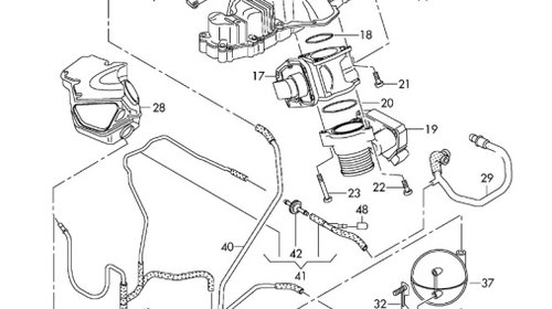 Electrovalva vacuum Audi A4 B8 (8K) Avan