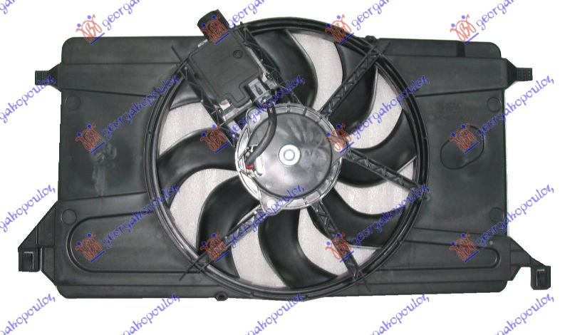 Electroventilator 1 4-1 6 Benzina +Ac/ - Ford Focus C-Max 2003 , 1344539