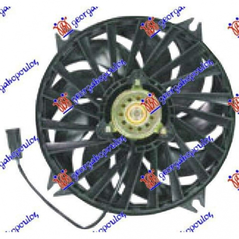 Electroventilator (1 Cable) (33cm) - Citroen C4 Cactus 2018 , 9612028580