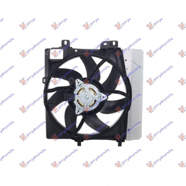 ELECTROVENTILATOR (1 CABLE) (33CM) pentru CITROEN 