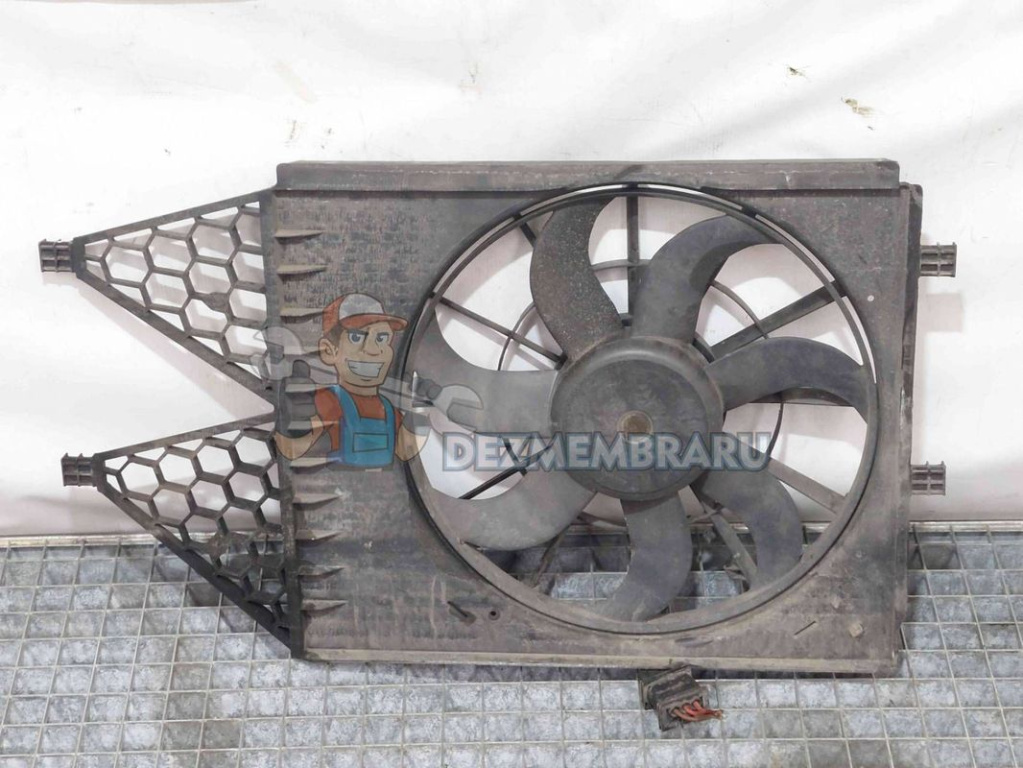 Electroventilator, 6R0121207A, Skoda Yeti (5L) 1.6 TDI, CAYC