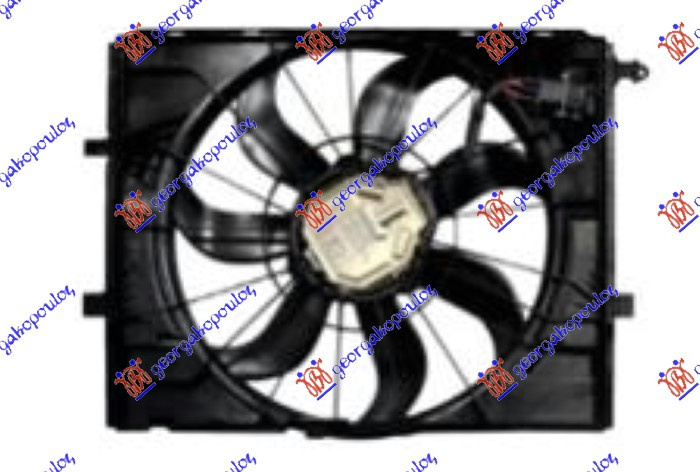 ELECTROVENTILATOR ASSY 2.0 - 3.0 - 4.0 BENZINA , MERCEDES, MERCEDES GLC (X253/C253) SUV/COUPE 20-23, 545006460