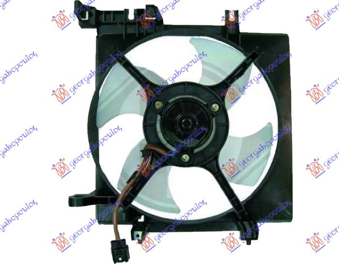 ELECTROVENTILATOR ASSY 2.5 BNZ (300MM) (2 PINS), SUBARU, SUBARU LEGACY/OUTBACK 04-10, 074806460