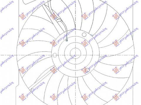 ELECTROVENTILATOR ASSY BENZINA- DIESEL (390mm) - HYUNDAI TRAJET 04-08 pentru HYUNDAI, HYUNDAI TRAJET 374906440 374906440 253863A150