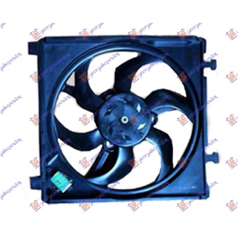 ELECTROVENTILATOR benzina + AC/(340MM) (3PIN) pentru SEAT MII 2012 , 1S0121207E