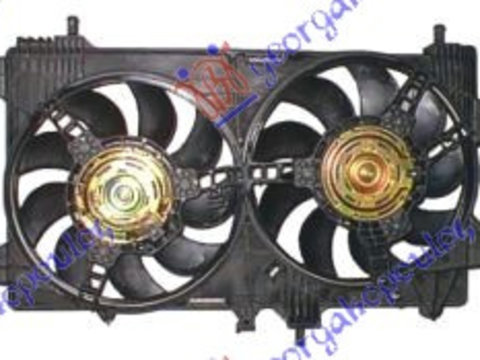 Electroventilator FIAT IDEA 04-10 FIAT PUNTO 03-11 LANCIA Y 03-11 LANCIA MUSA 03-13 cod 51753623