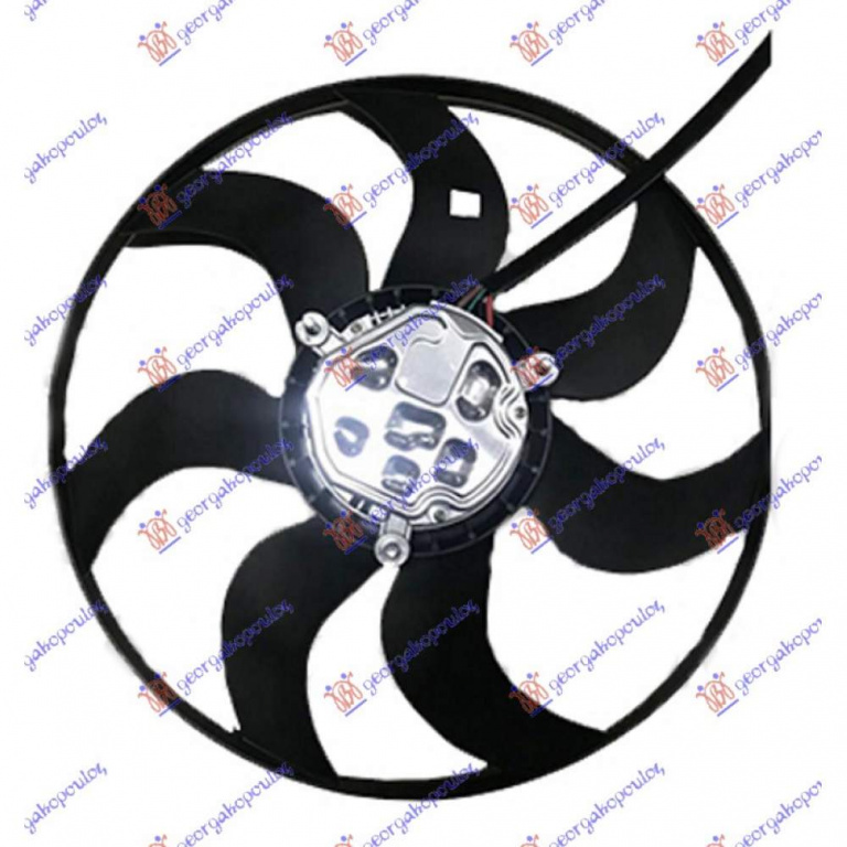 Electroventilator (Motor+Fan) (395mm) (400w) (4pin) - Audi A1 2014 , 6r0959455d