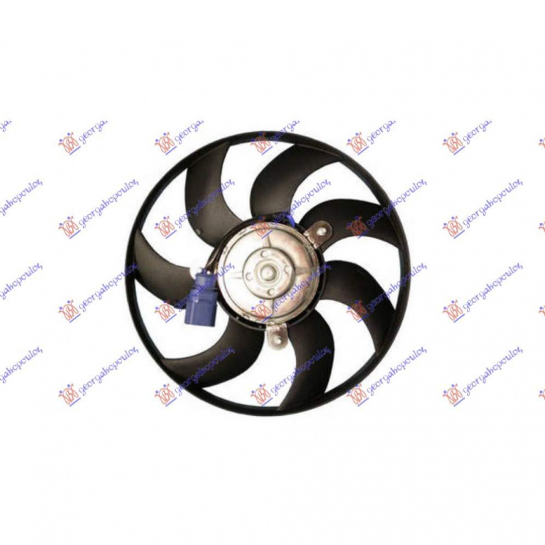 Electroventilator (Motor-Fan) Benzina-Diesel (41cm)(400w) - Skoda Superb 2008 , 1k0959455dm