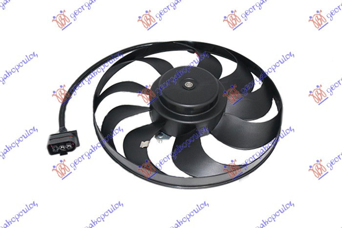 ELECTROVENTILATOR (MOTOR + VENTILATOR) (290mm) , VW, VW GOLF IV 98-04, 059706455