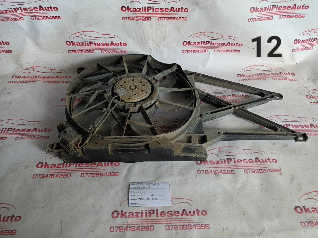 ELECTROVENTILATOR OPEL ASTRA G 1998- 2008 1.4 16V 90570739