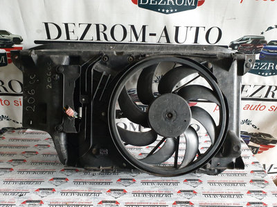 Electroventilator original cu suport Peugeot 206 1