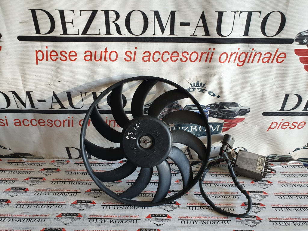 Electroventilator original Valeo Audi A4 B6 1.8 T 150/163/170/190 cai cod piesa : 869202QB / 8E0121205