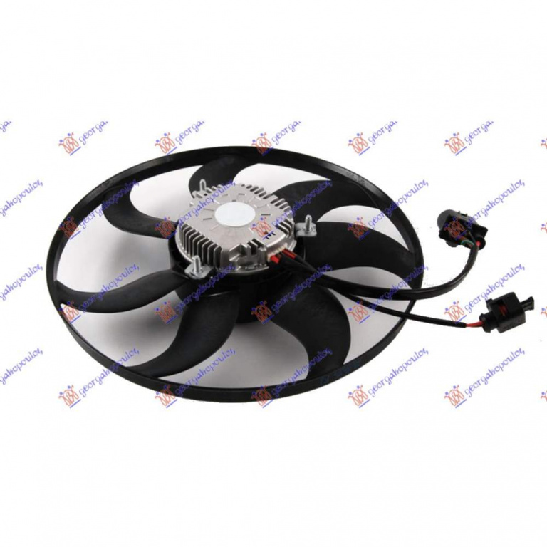 ELECTROVENTILATOR pentru VW TIGUAN 2011 , 1K0959455N