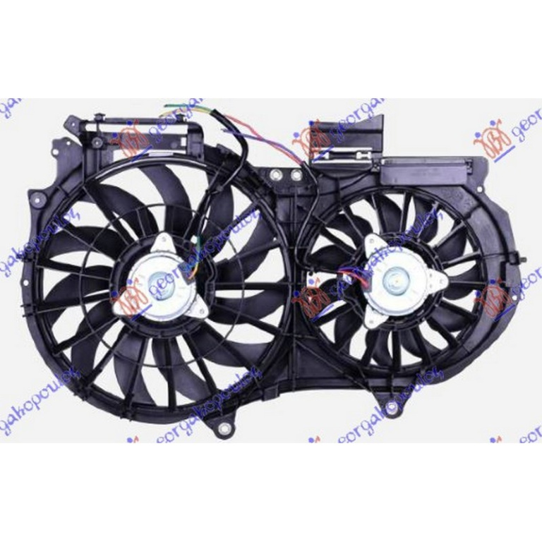 ELECTROVENTILATOR RADIATOR AUDI A4 B7 2004->2008 Electroventilator complet benzina 2,4-3,0-3,2L, PIESA NOUA ANI 2004 2005 2006 2007 2008