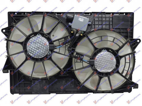 ELECTROVENTILATOR RADIATOR JEEP CHEROKEE 2014->2019 Electroventilator complet 2.0 CRD- 2.4L diesel, PIESA NOUA ANI 2014 2015 2016 2017 2018 2019