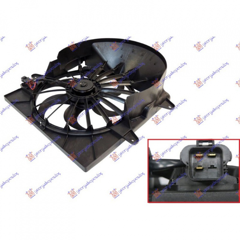 ELECTROVENTILATOR RADIATOR JEEP GRAND CHEROKEE III