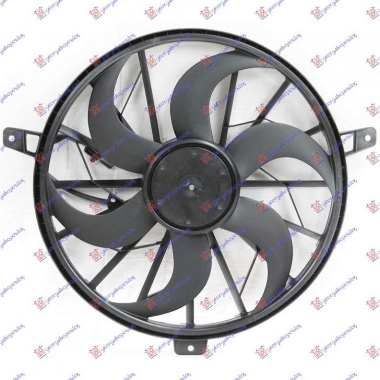 ELECTROVENTILATOR RADIATOR JEEP GRAND CHEROKEE 1998->2004 Electroventilator (MOTOR+elice) (2 PINI) benzina, 1998->2005 PIESA NOUA ANI 1998 1999 2000 2001 2002 2003 2004