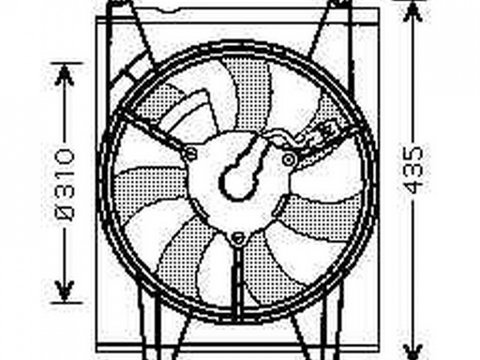 ELECTROVENTILATOR RADIATOR KIA CERATO 2004-> Electroventilator radiator aer conditionat complet (benzina/diesel), 2004->2009 PIESA NOUA ANI 2004 2005 2006 2007 2008 2009 ,