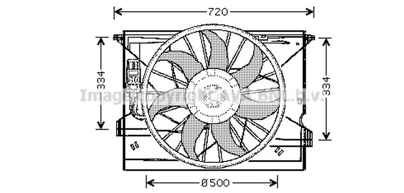 ELECTROVENTILATOR RADIATOR MERCEDES E-CLASS W211 2002->2008 Electroventilator radiator complet benzina/diesel, PIESA NOUA ANI 2002 2003 2004 2005 2006 2007 2008