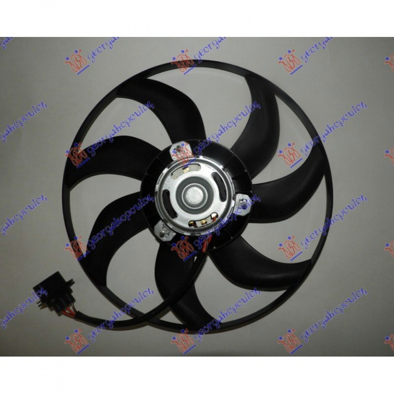 ELECTROVENTILATOR RADIATOR SKODA RAPID 2012-> Electroventilator motor motor + elice benzina 39mm 300W PIESA NOUA ANI 2012 2013 2014 2015 2016 2017