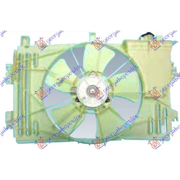ELECTROVENTILATOR RADIATOR TOYOTA AVENSIS 2003->2009 Electroventilator complet benzina cu CLIP , PIESA NOUA ANI 2003 2004 2005 2006 2007 2008 2009
